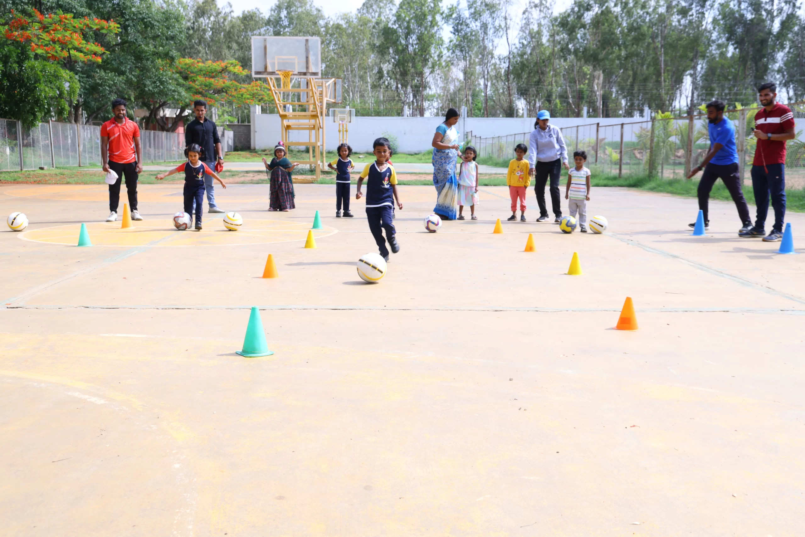 Dribbling Skills Shine at PSSEMR School