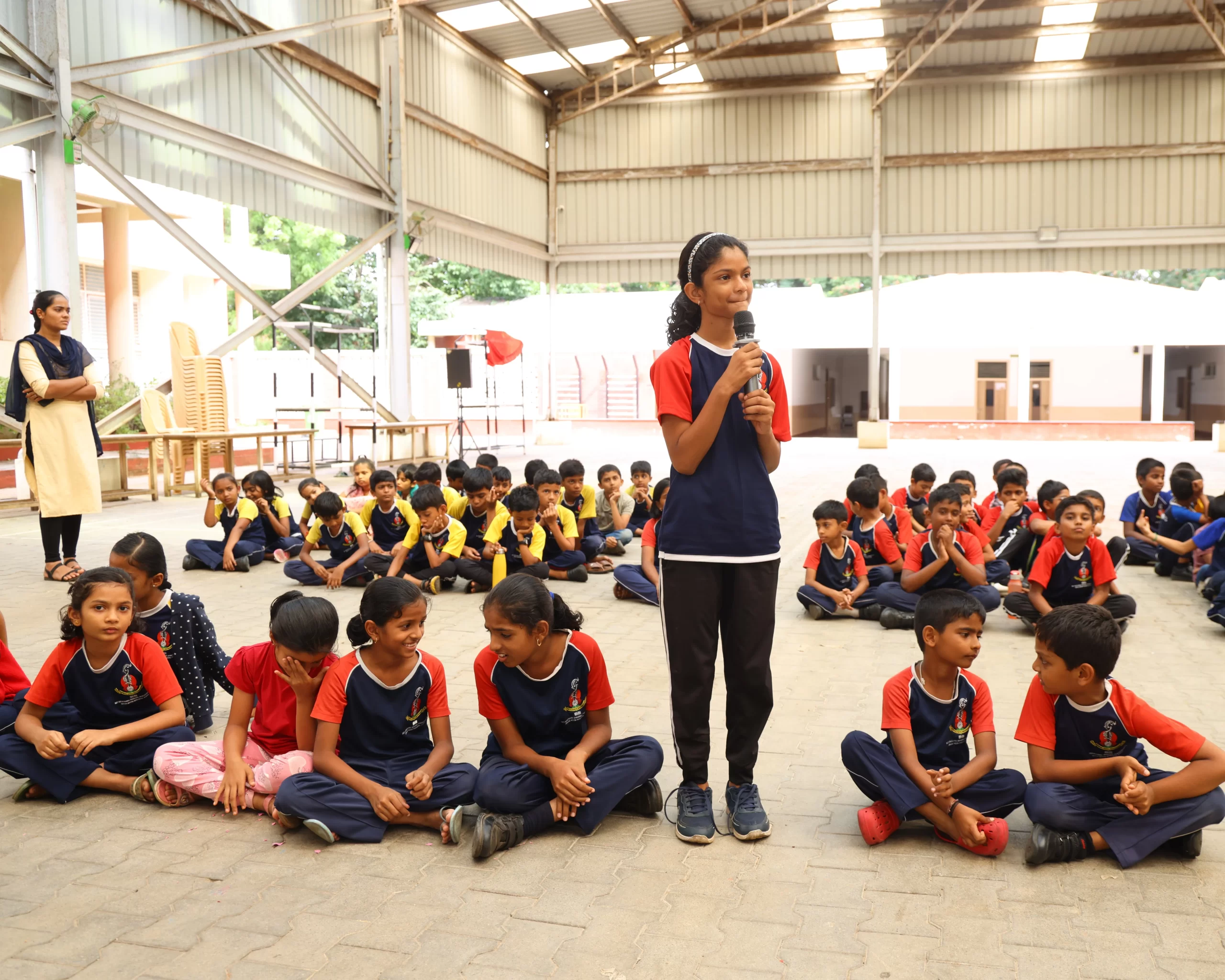 Spell Bee Challenge at PSSEMR School Davangere