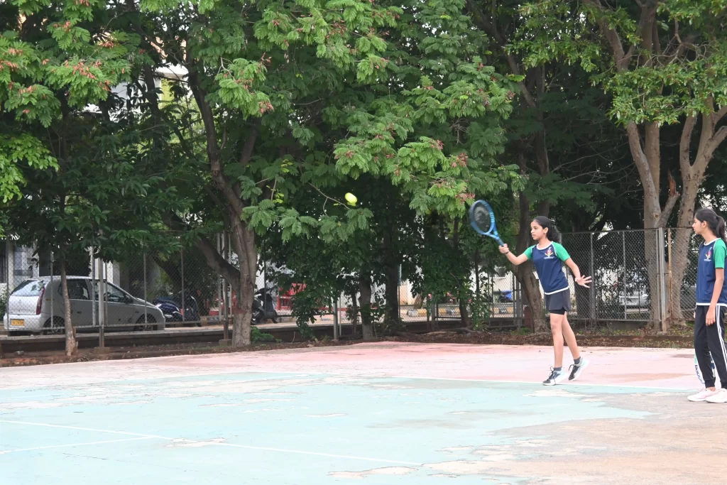 Tennis Triumphs at PSSEMR School Davangere