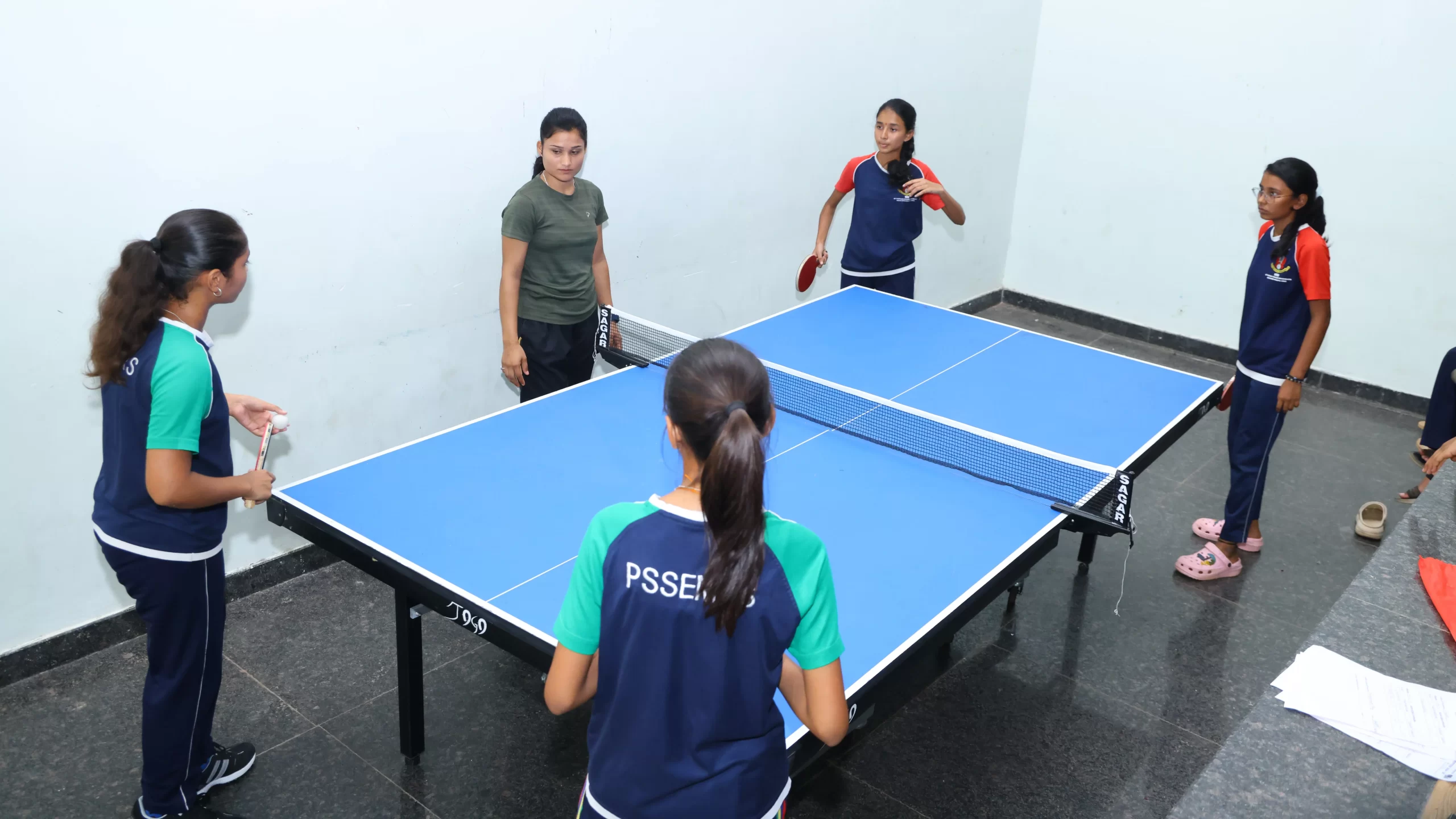 table Tennis Tournament Energizes PSSEMR School Davangere