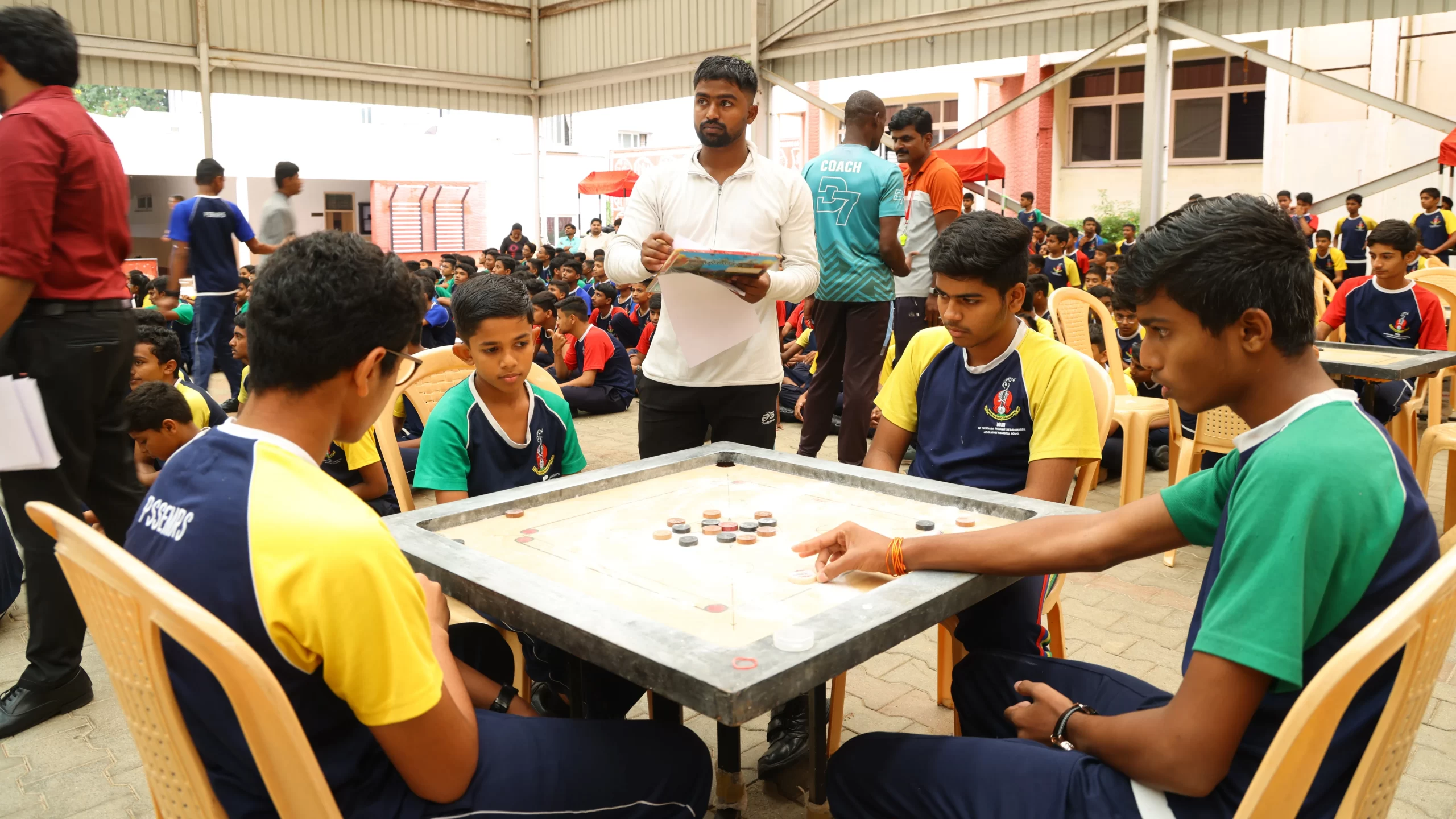 Carrom Competition Pssemr school